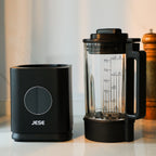 The detachable 48 Oz glass jar design makes the JESE Heated Blender easy to assemble, use, and clean. The removable jar allows convenient ingredient preparation and maintenance after cooking.