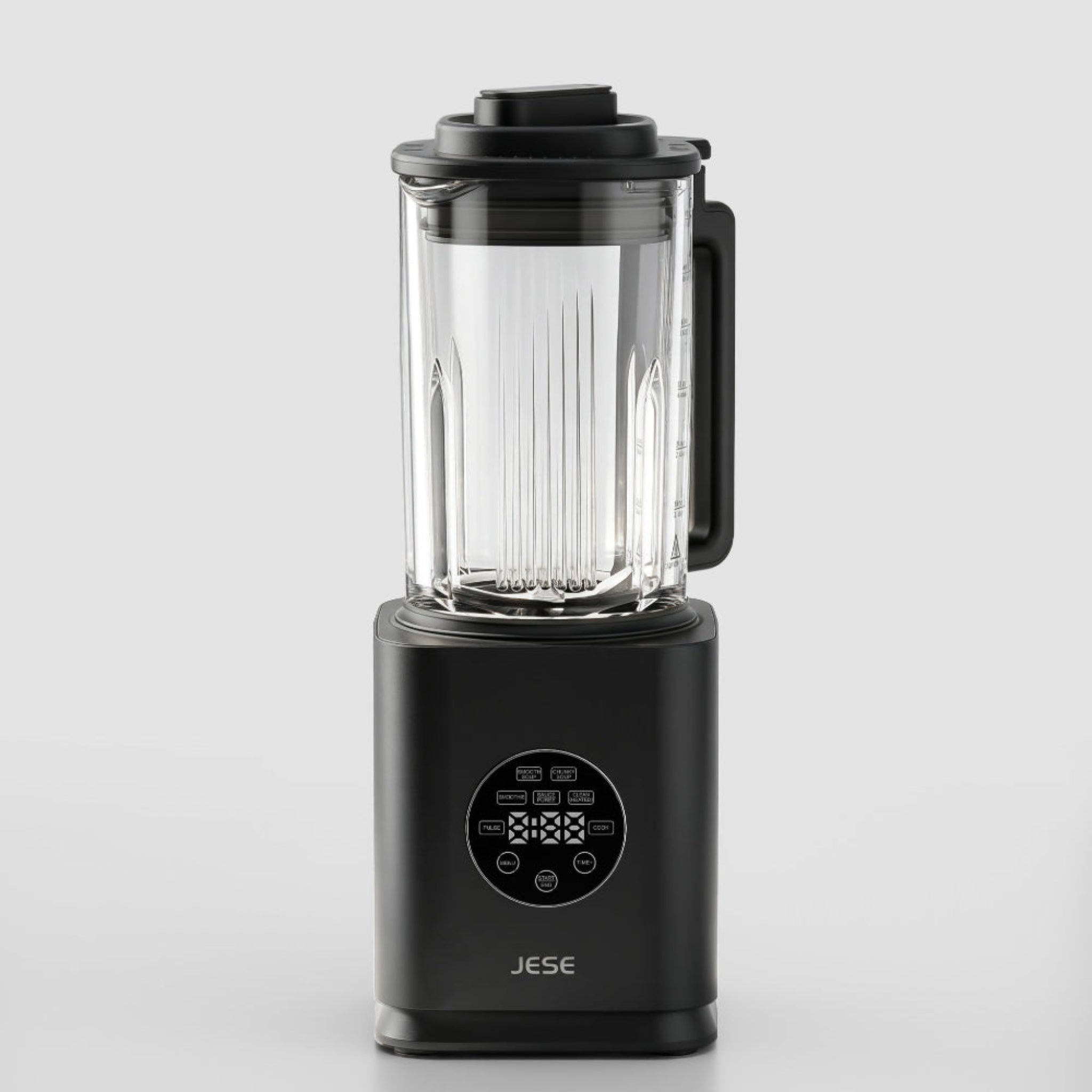 The JESE Heated Blender combines powerful blending and heating technology in one smart kitchen appliance.
From creamy soups and fresh smoothies to homemade sauces and purees, enjoy delicious recipes with less preparation, fewer dishes, and more convenience.